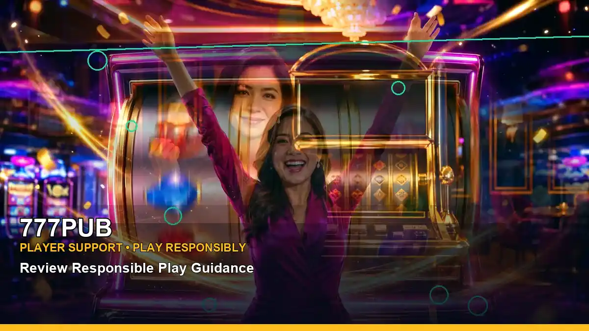 777PUB Ice and Fire information page with account-access and responsible-play guidance for Philippine adults aged 21+.